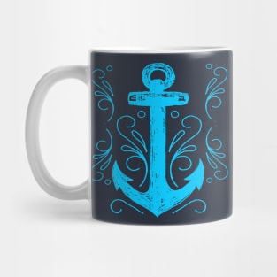 Blue Anchor Mug